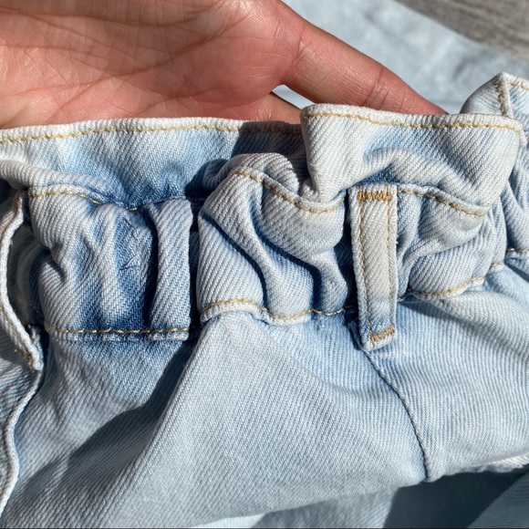 🐚 ZARA LIGHT DISTRESSED WASHED BAGGY JEANS! - Picture 10 of 16